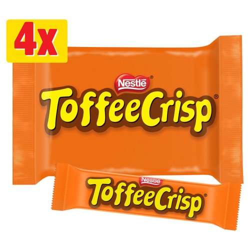 Toffee Crisp Milk Chocolate Bar Multipack 4 Pack