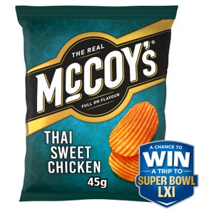 McCoy's Thai Sweet Chicken Crisps 45g