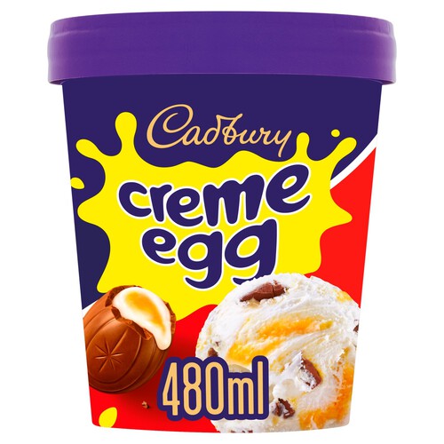 Cadbury Creme Egg Ice Cream Tub