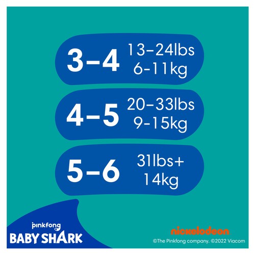 Pampers Splashers Size 4-5, Disposable Swim Nappies, 9-15kg