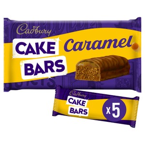Cadbury Caramel Chocolate Cake Bars 5 pack