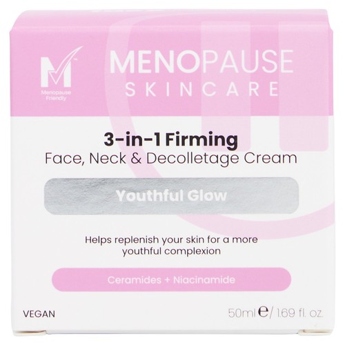 Face Facts Menopause 3 in 1 Firming Face Neck Decolletage Cream