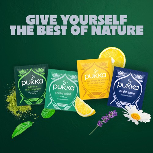 Pukka Organic Herbal Tea Collection, Four Flavours 20 Herbal Tea Bags
