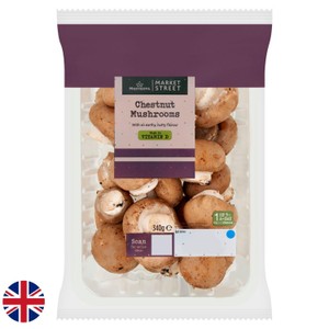Morrisons Chestnut Mushrooms 340g