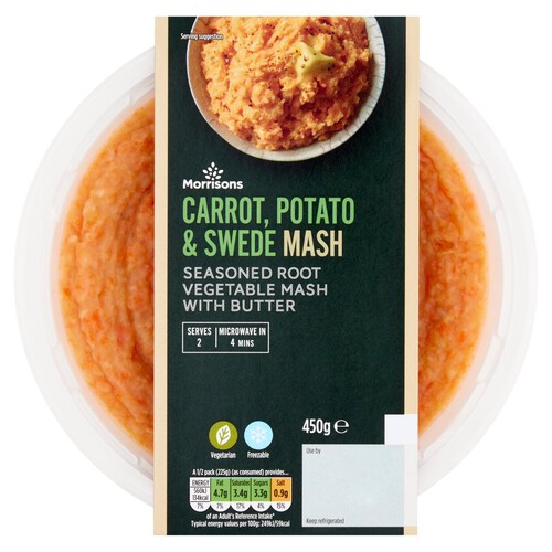 Morrisons Carrot, Potato & Swede Mash