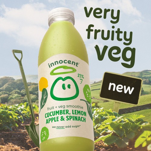 Innocent Cucumber, Lemon, Apple & Spinach Smoothie 750ml