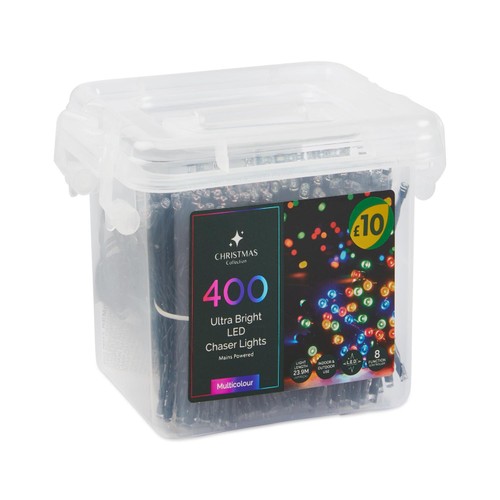 Morrisons 400 Multi Colour Chaser LED Lights