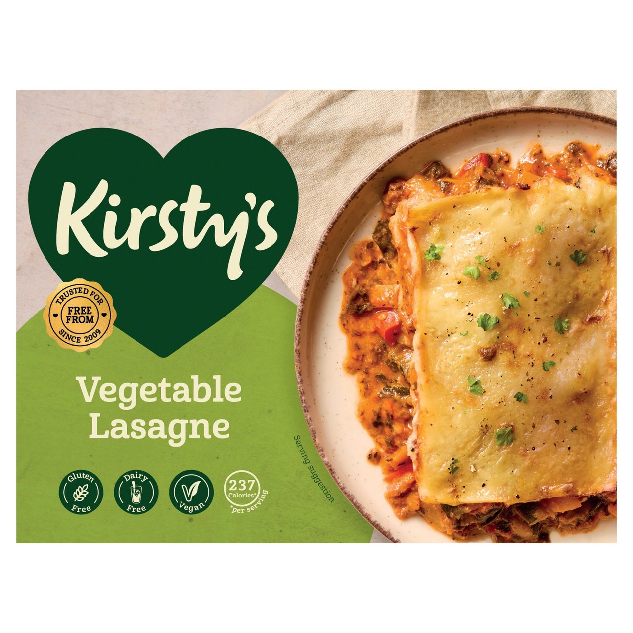 Kirsty's Vegetable Lasagne 325g