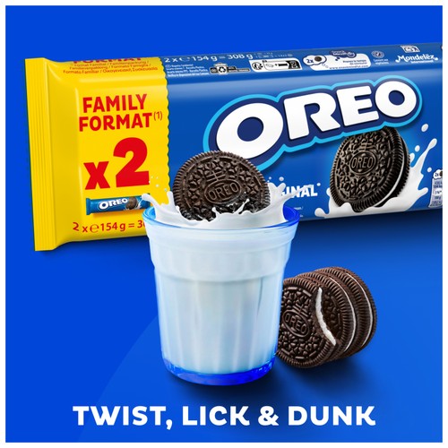 OREO Original Twin Pack Vanilla Sandwich Biscuit
