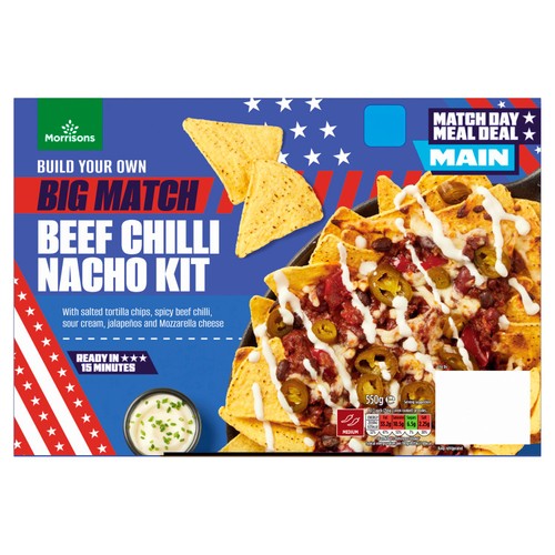 Morrisons Americana Beef Chilli Nacho Kit 550g
