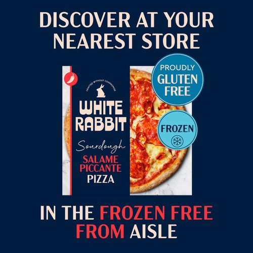 White Rabbit Salame Piccante Romana 10" Pizza 357g