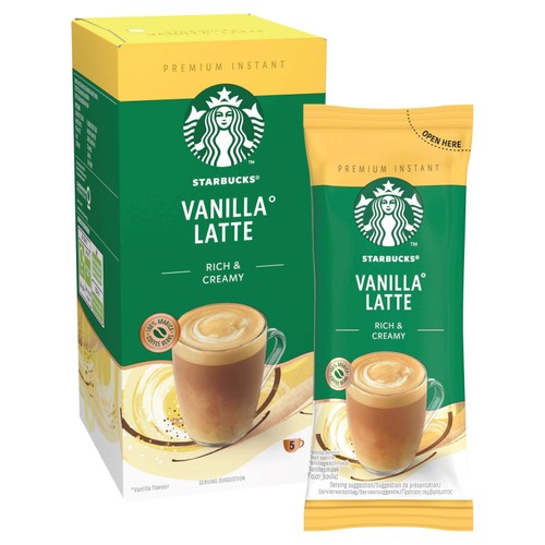 Starbucks Frothy Vanilla Latte 