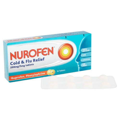 Nurofen Cold & Flu Ibuprofen Tablets