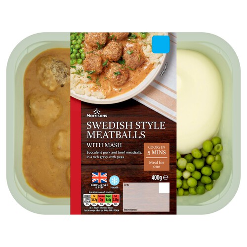 Morrisons Swedish Style Meatballs With Mash