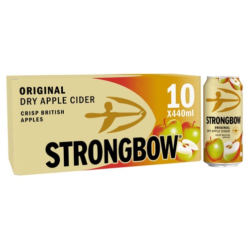 Strongbow Original Cider Cans 10x440ml