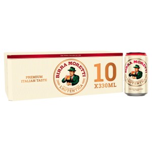 Birra Moretti Lager Beer Cans