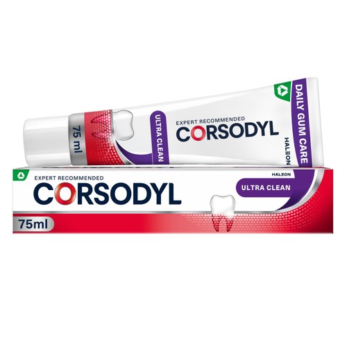 Corsodyl Ultra Clean Gum Care Toothpaste 75ml