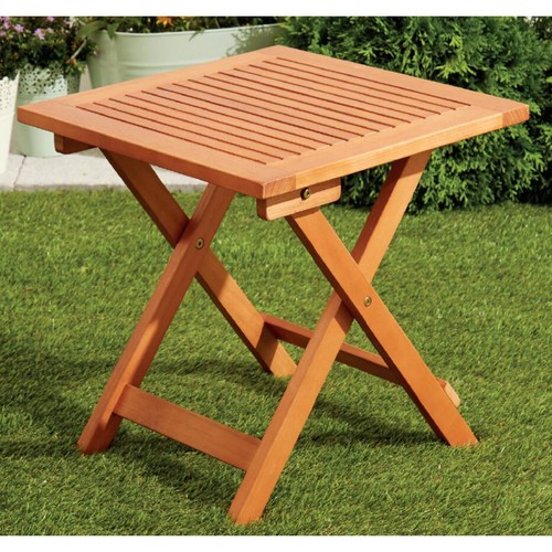 Nutmeg Home Wooden Folding Side Table