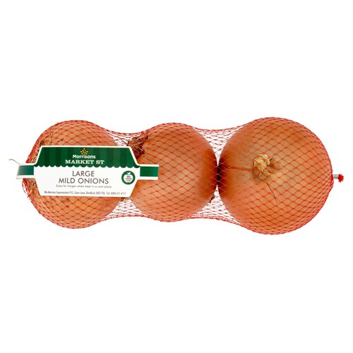 Morrisons Large Mild Brown Onions 