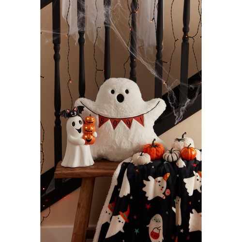 Morrisons Halloween Ghost Cushion