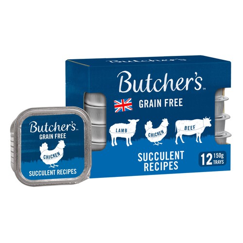 Butcher's Grain Free Succulent Recipes Dog Food Trays