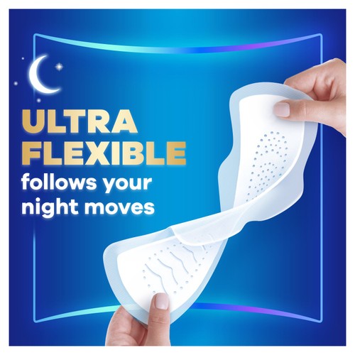 Always Infinity Pads Night (Size 3) Sanitary Towels With Wings 18 Pads
