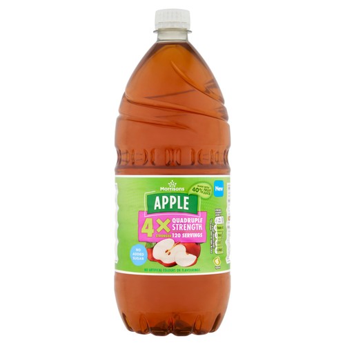 Morrisons Apple Quad Concentrate Squash