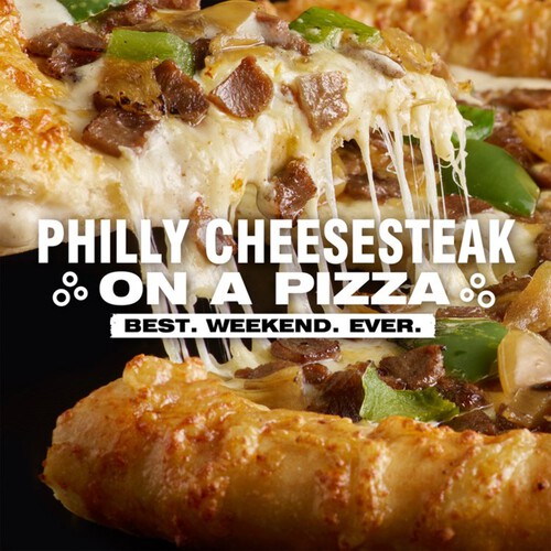 Chicago Town Weekender Stuffed Crust Philly Cheese Steak Pizza