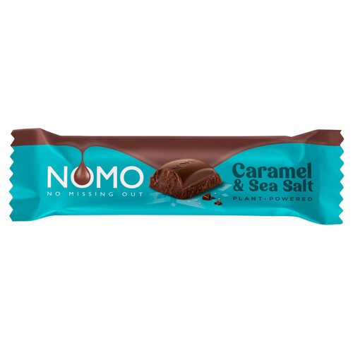 Nomo Caramel & Sea Salt Vegan & Free From Choc Bar 