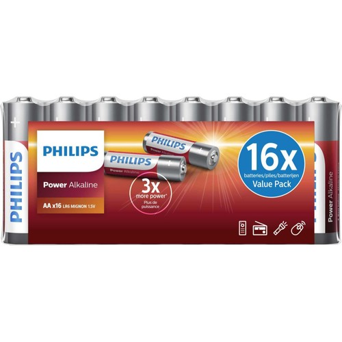 Philips Alkaline AA Batteries
