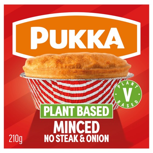 Pukka Plant Based Minced No Steak & Onion Pie 210g