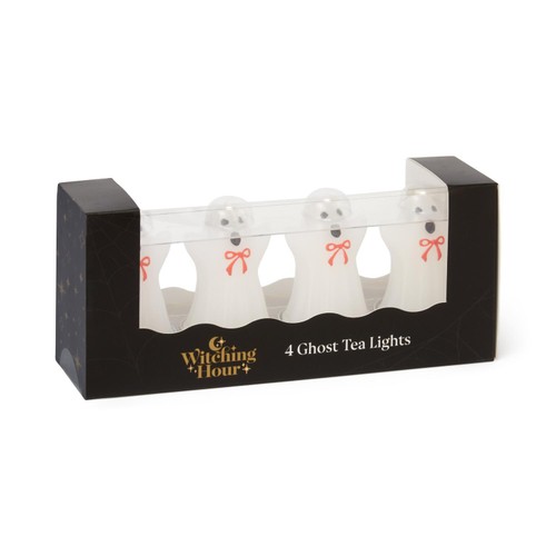 Morrisons Halloween 4 Ghost Tea Lights