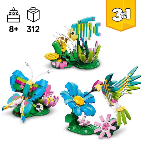 Lego Creator Wild Animals Colorful Hummingbird 31384