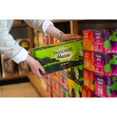 Thatchers Haze Cloudy Somerset Cider Cans