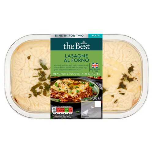 Morrisons the best meal deal lasagne