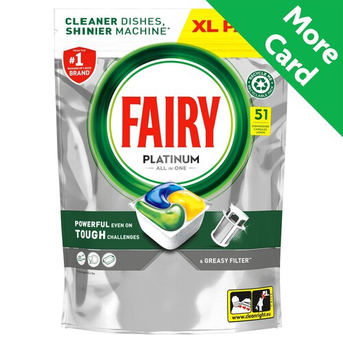 Fairy Platinum Dishwasher Tablets Lemon