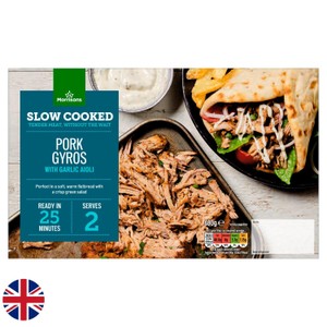 Morrisons Slow Cooked Pork Gyros 400g