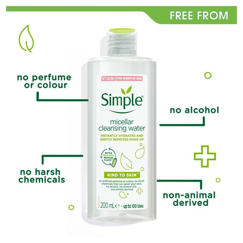 Simple Micellar Cleansing Water 