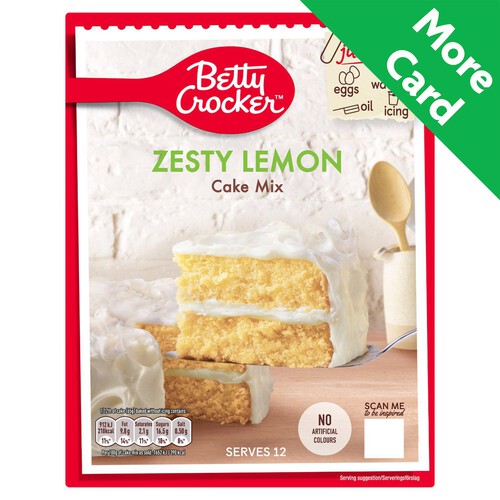 Betty Crocker Zesty Lemon Cake Mix