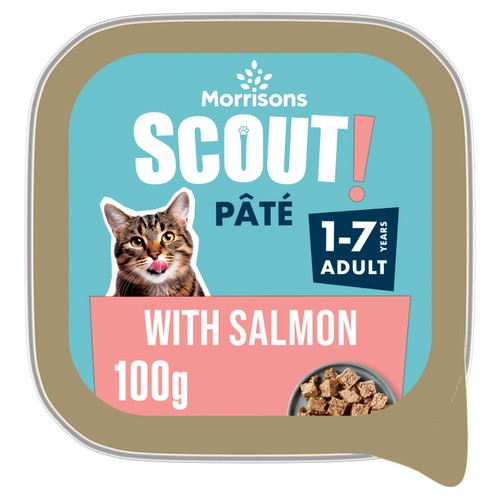 Morrisons Cat Food Salmon Pate