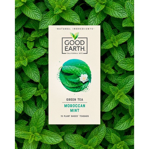 Good Earth Green Tea Moroccan Mint 15 TeaBags