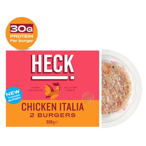 Heck! Chicken Italia Burgers 320g