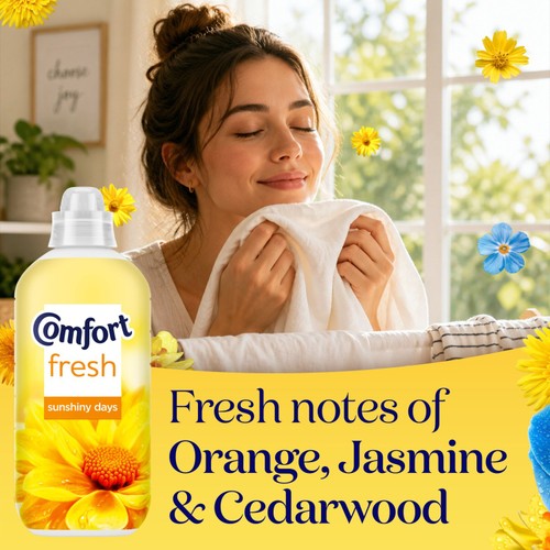 Comfort Fresh Fabric Conditioner Sunshiny Days 31 Washes
