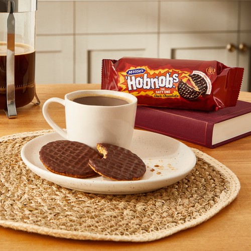 McVitie's Dark Chocolate Hobnobs Biscuits The Oaty One 262g
