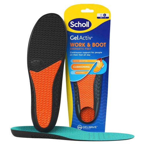 Scholl Gel Activ Work & Boot Insoles Large 2 Insoles