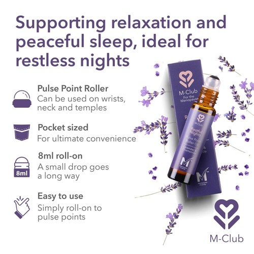 M-Club Restful Nights Pulse Point Roller Oil