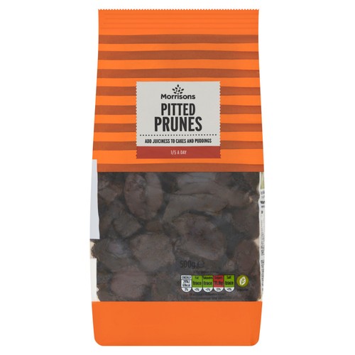 Morrisons dried pitted prunes