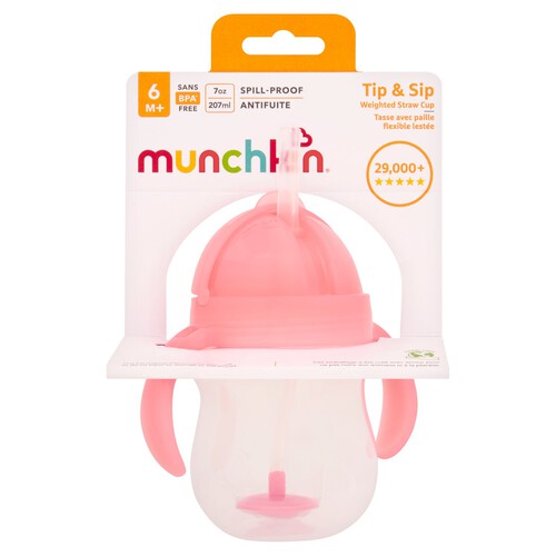 Munchkin Tip & Sip Straw Cup 6M+