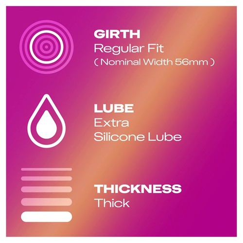 Durex Pleasure Me Ribbed and Dotted Condoms