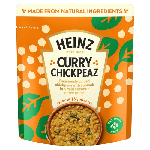Heinz Curry Chickpeas Microwave Pouch